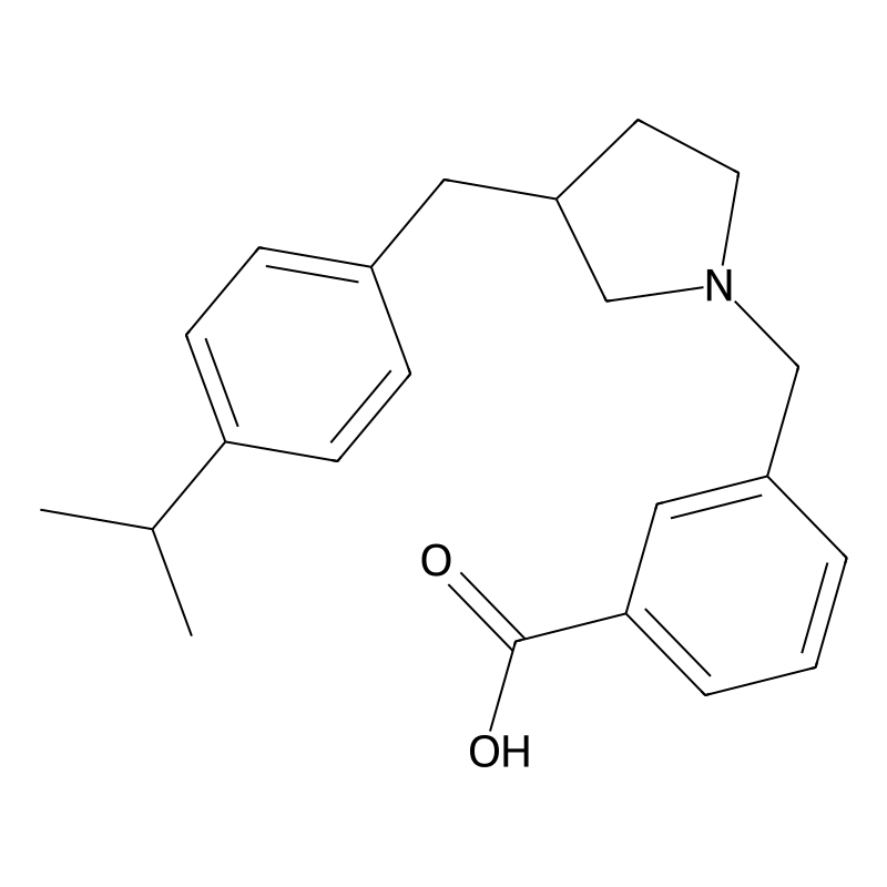 3-[[3-[(4-Propan-2-ylphenyl)methyl]pyrrolidin-1-yl...