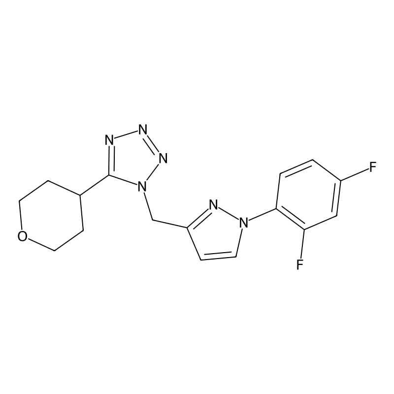 1-[[1-(2,4-Difluorophenyl)pyrazol-3-yl]methyl]-5-(...