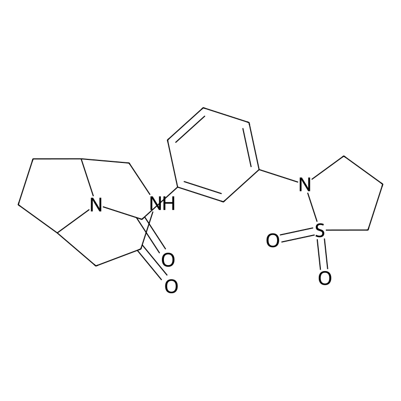 9-[3-(1,1-Dioxo-1,2-thiazolidin-2-yl)benzoyl]-3,9-...
