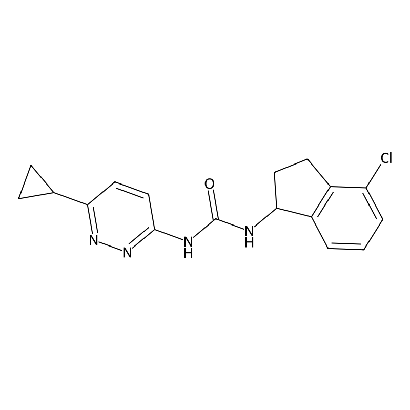 1-(4-chloro-2,3-dihydro-1H-inden-1-yl)-3-(6-cyclop...