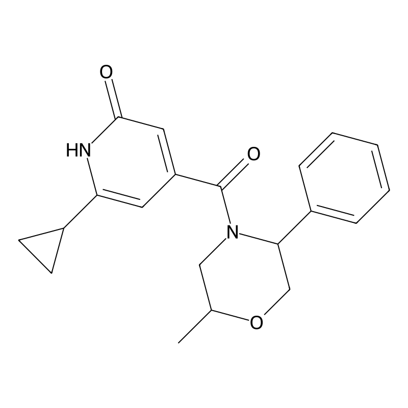 6-cyclopropyl-4-(2-methyl-5-phenylmorpholine-4-car...