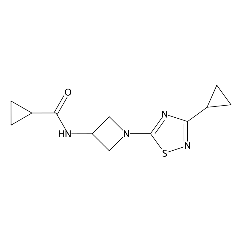 N-[1-(3-cyclopropyl-1,2,4-thiadiazol-5-yl)azetidin...