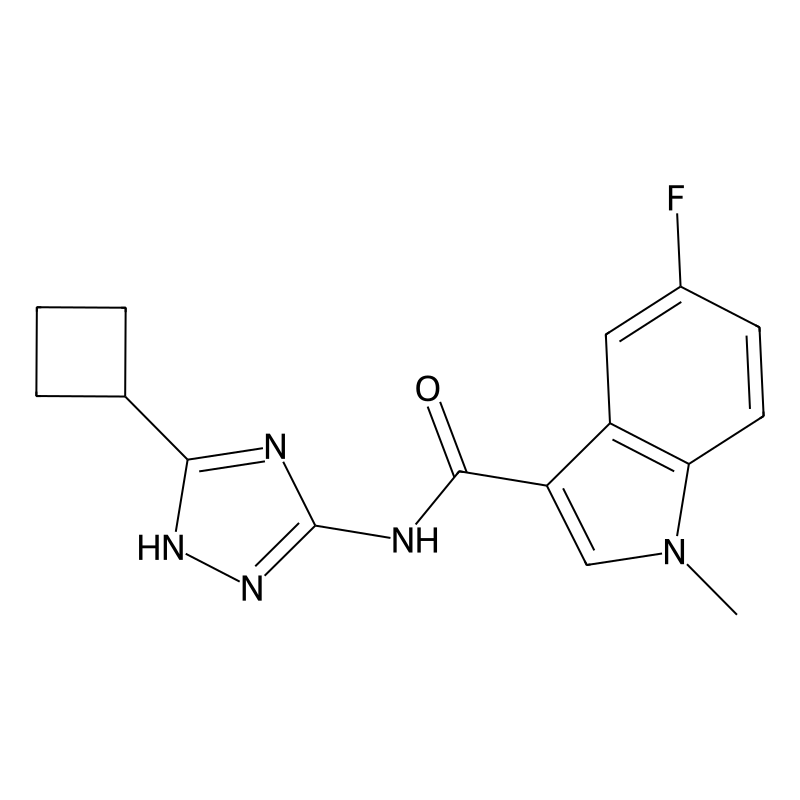 N-(5-cyclobutyl-1H-1,2,4-triazol-3-yl)-5-fluoro-1-...