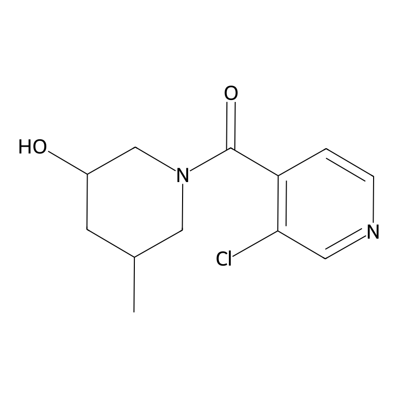 (3-Chloropyridin-4-yl)-(3-hydroxy-5-methylpiperidi...