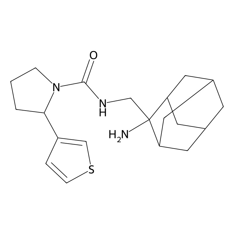 N-[(2-amino-2-adamantyl)methyl]-2-thiophen-3-ylpyr...