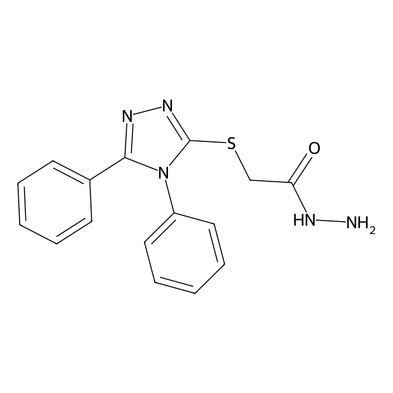2-[(4,5-diphenyl-4H-1,2,4-triazol-3-yl)sulfanyl]ac...