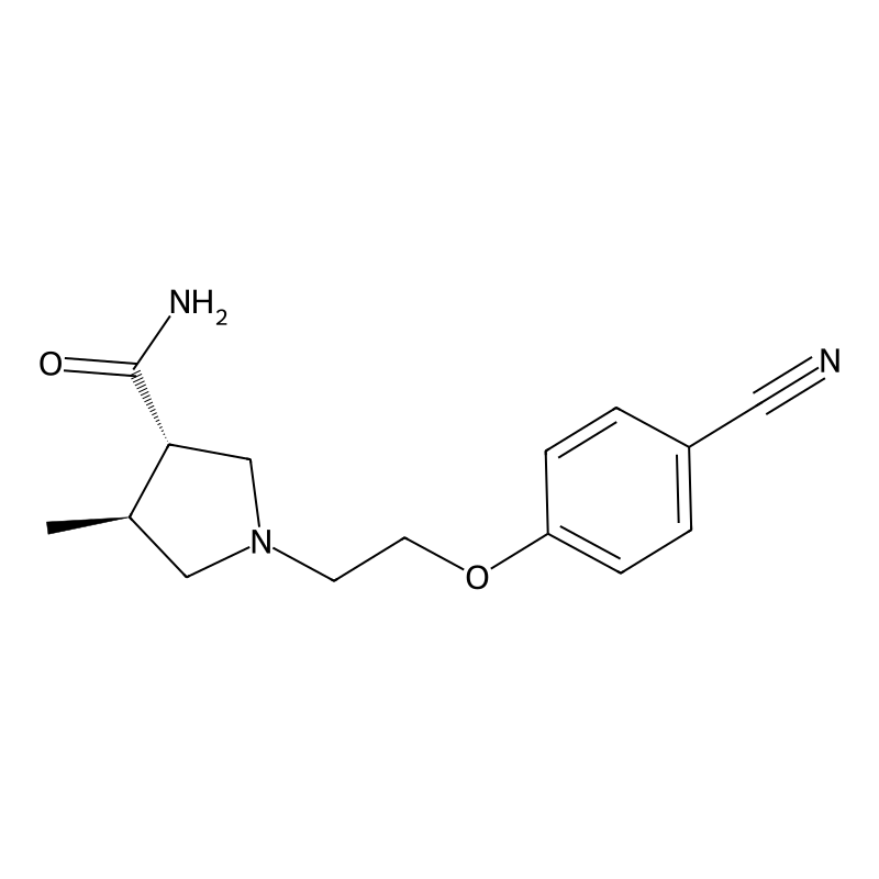 (3S,4S)-1-[2-(4-cyanophenoxy)ethyl]-4-methylpyrrol...