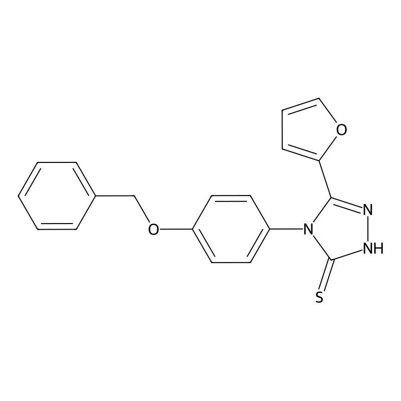 4-[4-(Benzyloxy)phenyl]-5-(2-furyl)-4H-1,2,4-triaz...