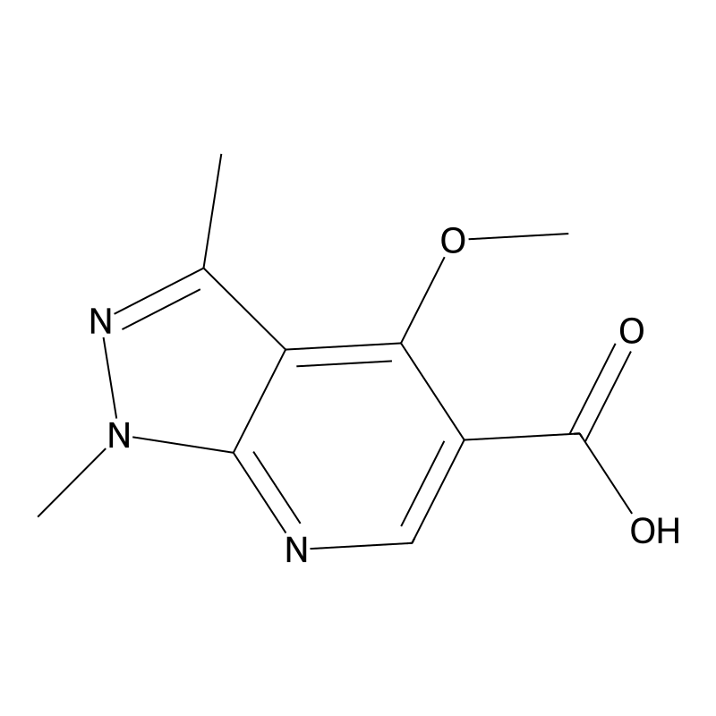 1,3-Dimethyl-4-methoxypyrazolo[3,4-b]pyridine-5-ca...