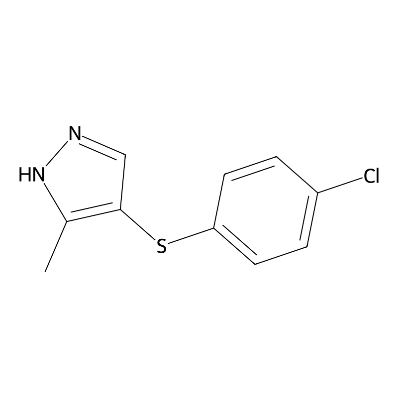 4-((4-Chlorophenyl)thio)-3-methyl-1H-pyrazole