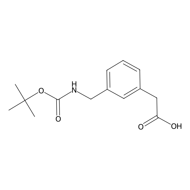 2-(3-(((tert-Butoxycarbonyl)amino)methyl)phenyl)ac...