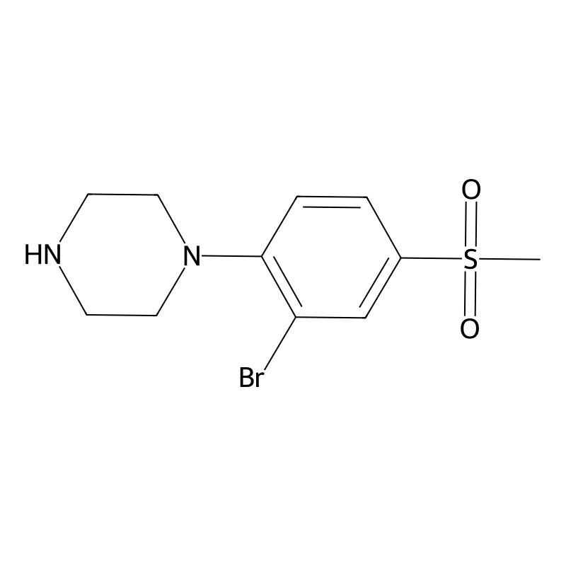 1-[2-Bromo-4-(methylsulfonyl)phenyl]piperazine