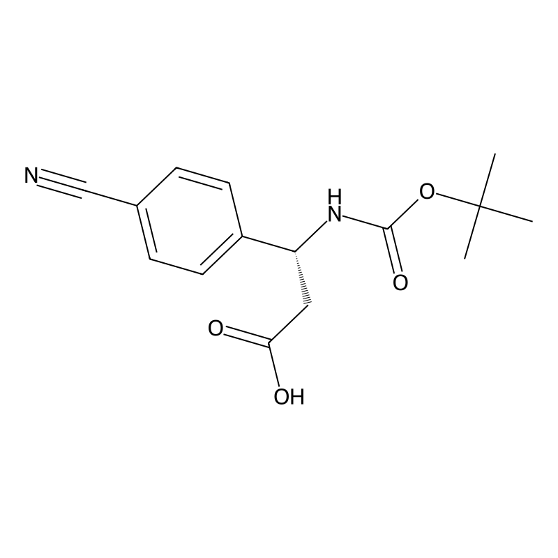 (R)-3-((tert-Butoxycarbonyl)amino)-3-(4-cyanophenyl)propanoic acid