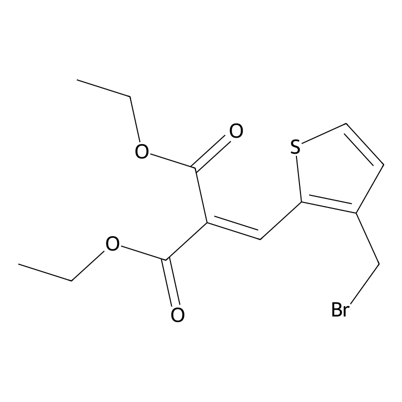 Diethyl 2-((3-(bromomethyl)thiophen-2-yl)methylene...