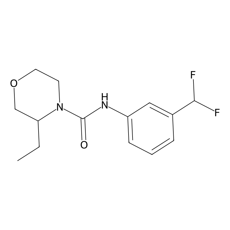 N-[3-(difluoromethyl)phenyl]-3-ethylmorpholine-4-c...