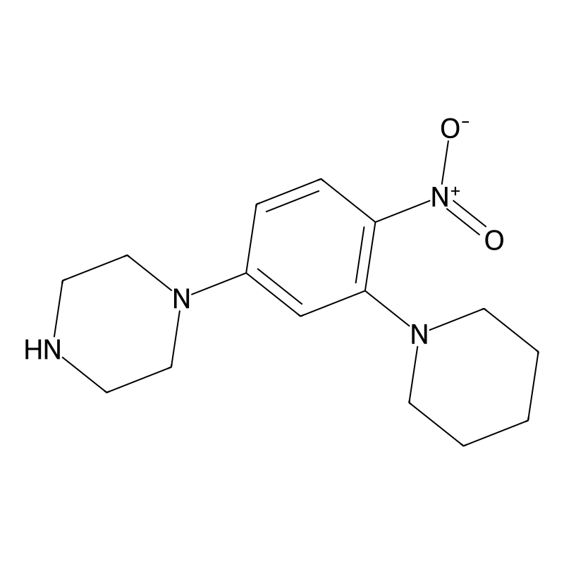 1-(4-Nitro-3-piperidin-1-ylphenyl)piperazine