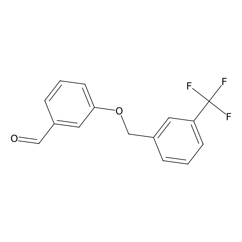 3-{[3-(Trifluoromethyl)benzyl]oxy}benzaldehyde