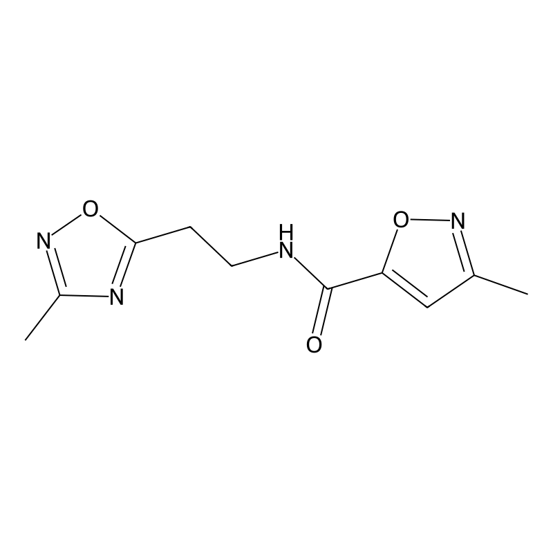 3-methyl-N-[2-(3-methyl-1,2,4-oxadiazol-5-yl)ethyl...