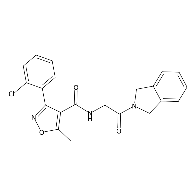 3-(2-chlorophenyl)-N-[2-(1,3-dihydroisoindol-2-yl)...