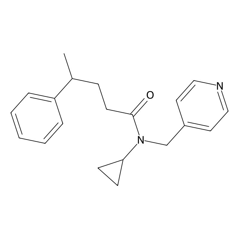 N-cyclopropyl-4-phenyl-N-(pyridin-4-ylmethyl)penta...