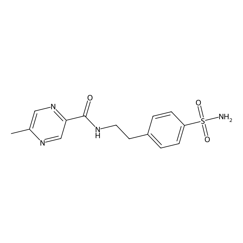 5-Methyl-N-(2-(4-sulfamoylphenyl)ethyl)pyrazine-2-...