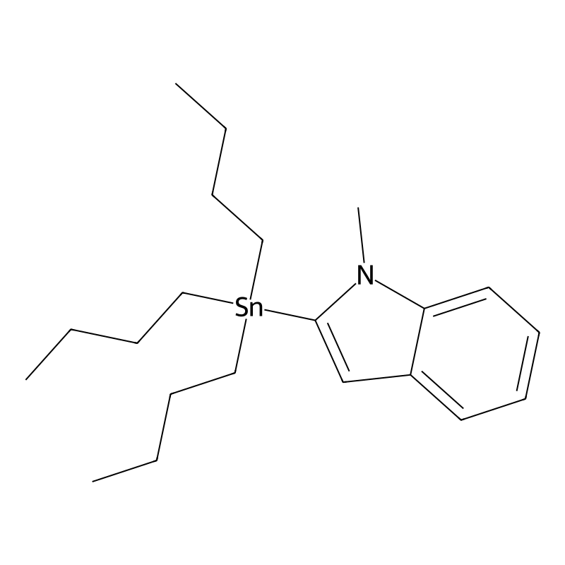 1-Methyl-2-(tributylstannyl)-1H-indole