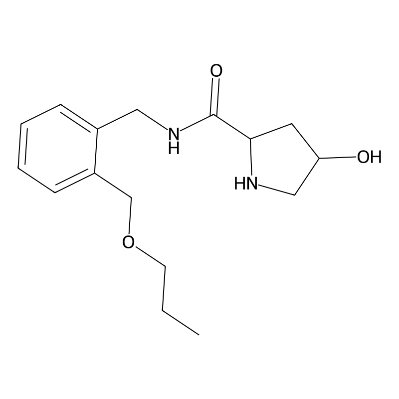 4-hydroxy-N-[[2-(propoxymethyl)phenyl]methyl]pyrro...