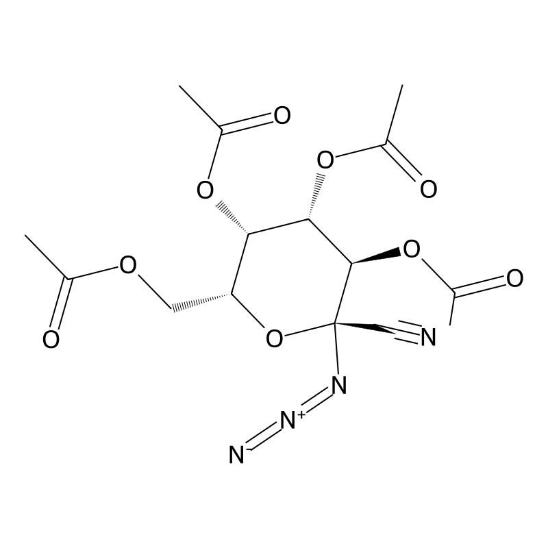 2,3,4,6-Tetra-O-acetyl-1-azido-1-deoxy-alpha-D-galactopyranosyl cyanide