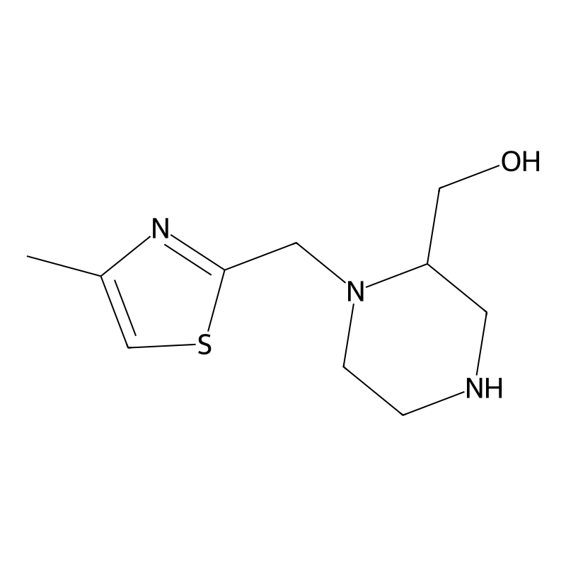 [1-[(4-Methyl-1,3-thiazol-2-yl)methyl]piperazin-2-...