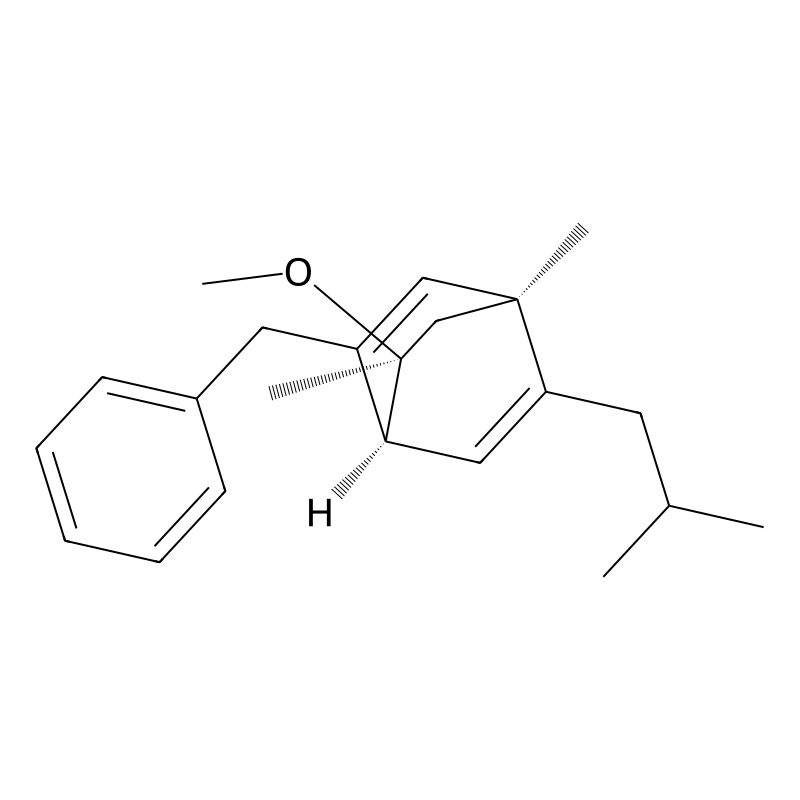 (1S,4S,8S)-5-Benzyl-2-isobutyl-8-methoxy-1,8-dimethylbicyclo[2.2.2]octa-2,5-diene