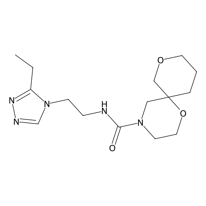 N-[2-(3-ethyl-1,2,4-triazol-4-yl)ethyl]-1,8-dioxa-...