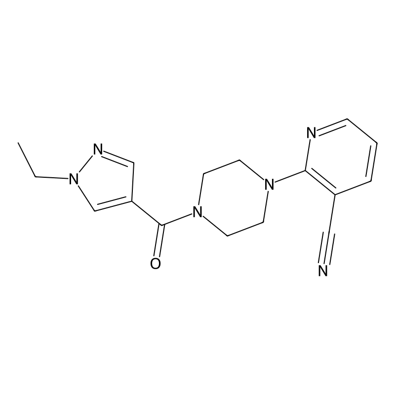 2-[4-(1-Ethylpyrazole-4-carbonyl)piperazin-1-yl]py...