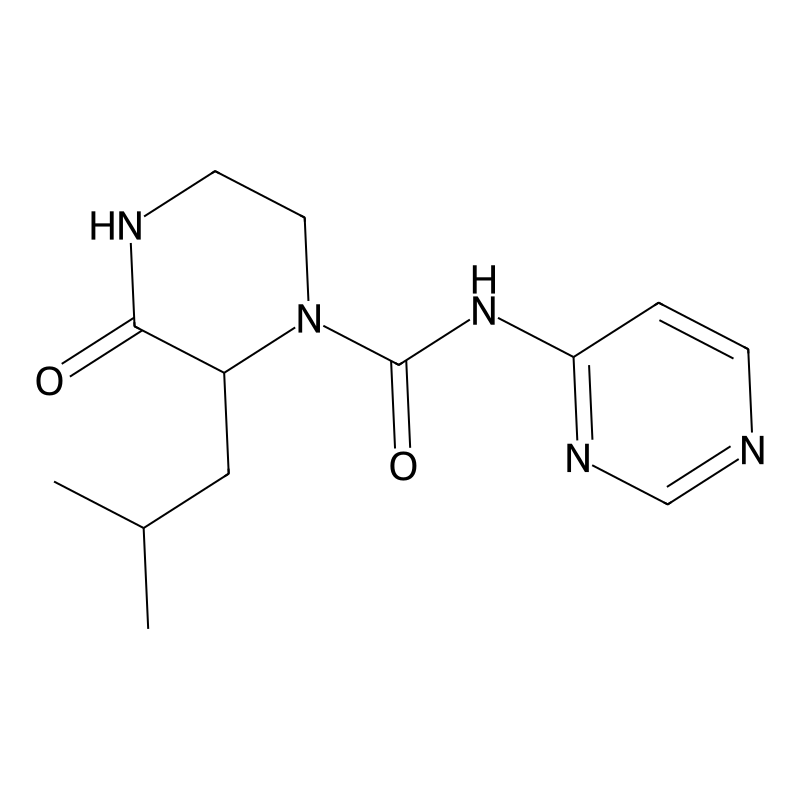 2-(2-methylpropyl)-3-oxo-N-pyrimidin-4-ylpiperazin...