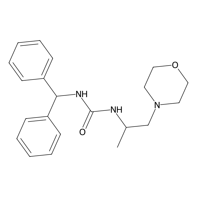 1-Benzhydryl-3-(1-morpholin-4-ylpropan-2-yl)urea