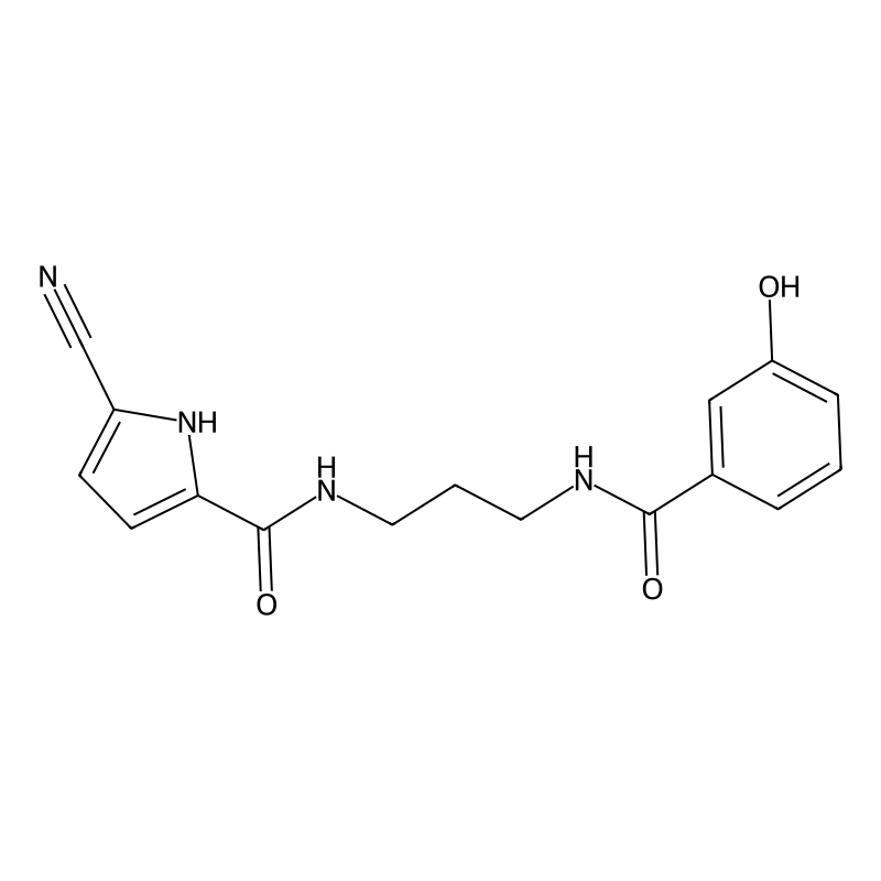 5-cyano-N-[3-[(3-hydroxybenzoyl)amino]propyl]-1H-p...