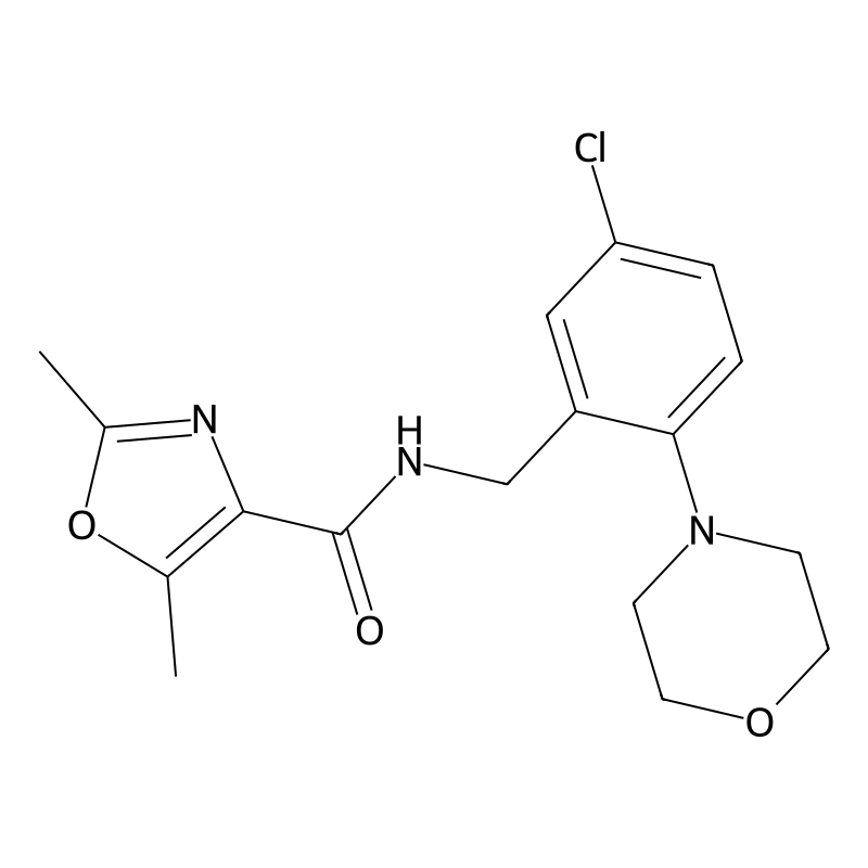 N-[(5-chloro-2-morpholin-4-ylphenyl)methyl]-2,5-di...