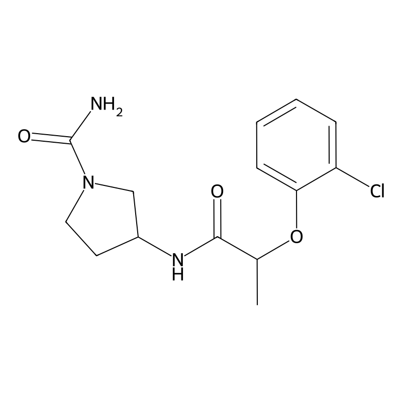 3-[2-(2-Chlorophenoxy)propanoylamino]pyrrolidine-1...