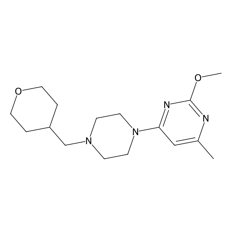 2-Methoxy-4-methyl-6-[4-(oxan-4-ylmethyl)piperazin...