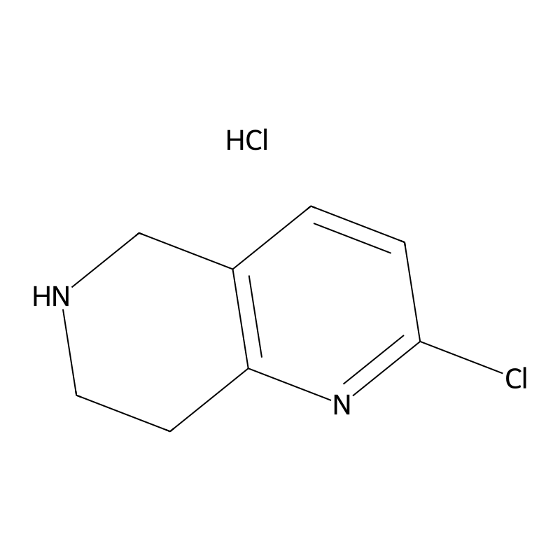 2-Chloro-5,6,7,8-tetrahydro-1,6-naphthyridine hydr...