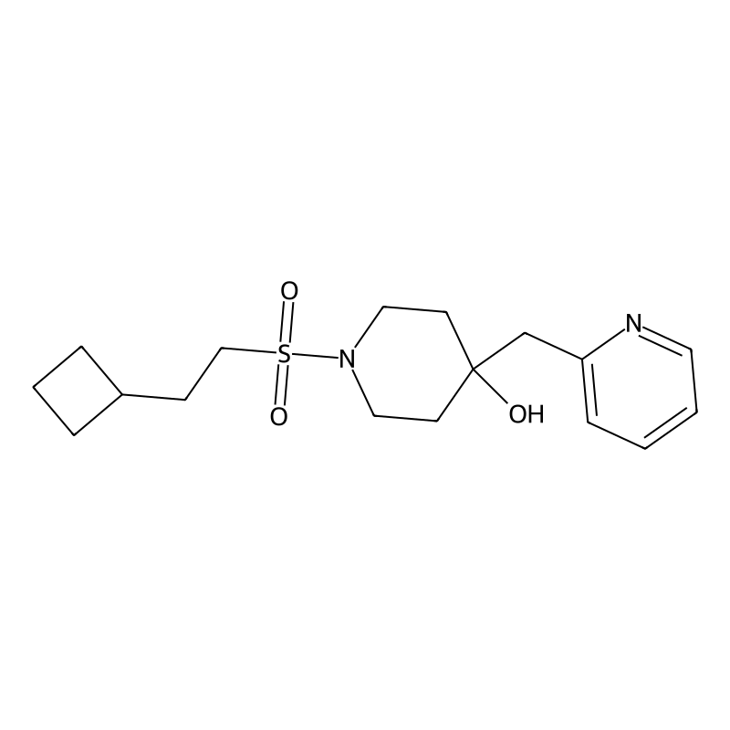 1-(2-Cyclobutylethylsulfonyl)-4-(pyridin-2-ylmethy...