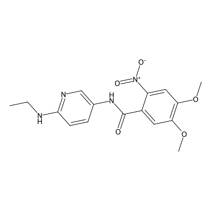 N-[6-(ethylamino)pyridin-3-yl]-4,5-dimethoxy-2-nit...