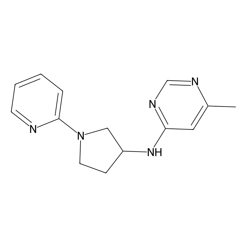 6-methyl-N-(1-pyridin-2-ylpyrrolidin-3-yl)pyrimidi...