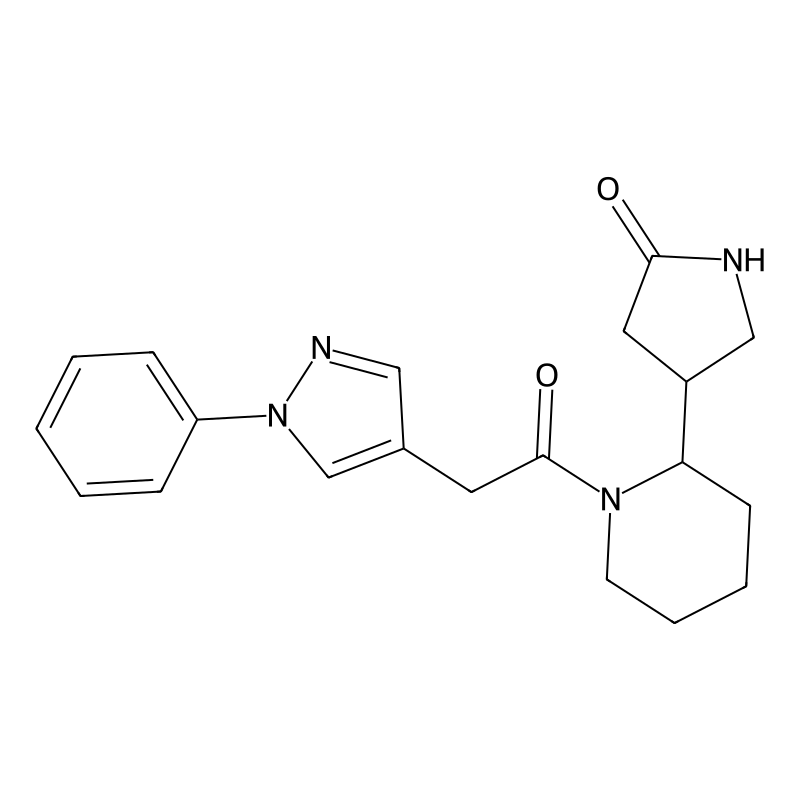 4-[1-[2-(1-Phenylpyrazol-4-yl)acetyl]piperidin-2-y...