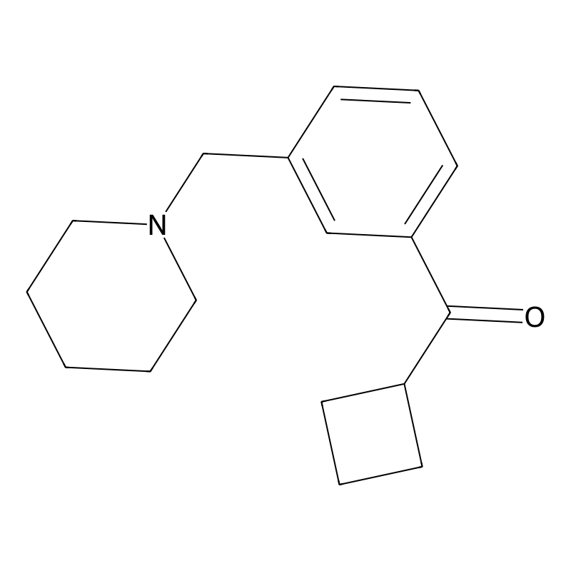 Cyclobutyl 3-(piperidinomethyl)phenyl ketone