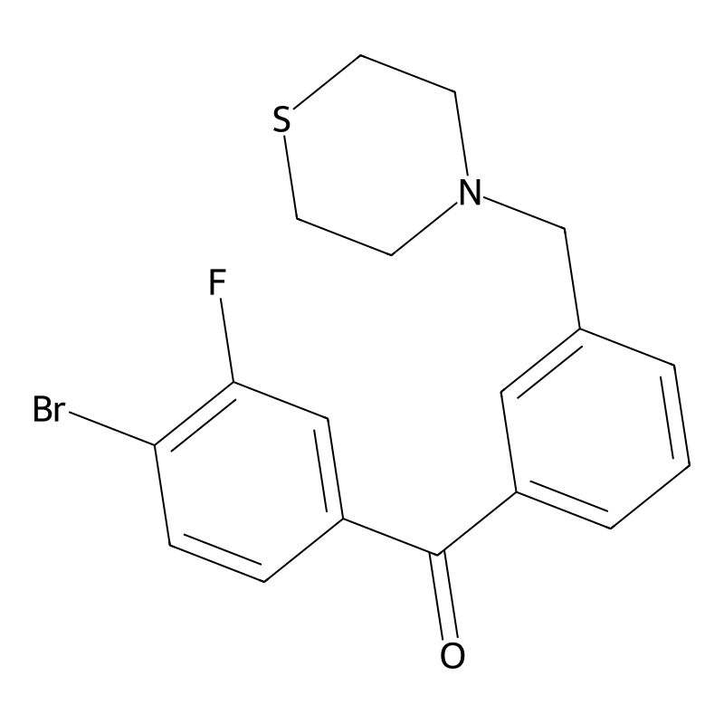 4-Bromo-3-fluoro-3'-thiomorpholinomethylbenzopheno...