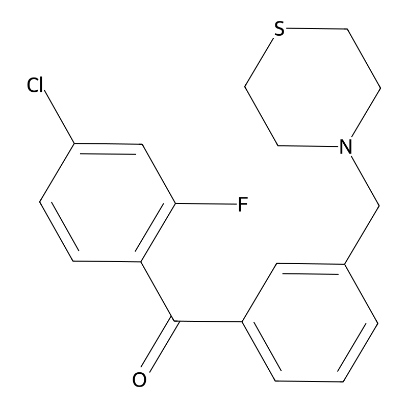 4-chloro-2-fluoro-3'-thiomorpholinomethyl benzophe...