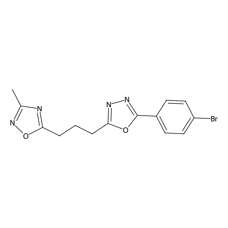 2-(4-Bromophenyl)-5-[3-(3-methyl-1,2,4-oxadiazol-5...