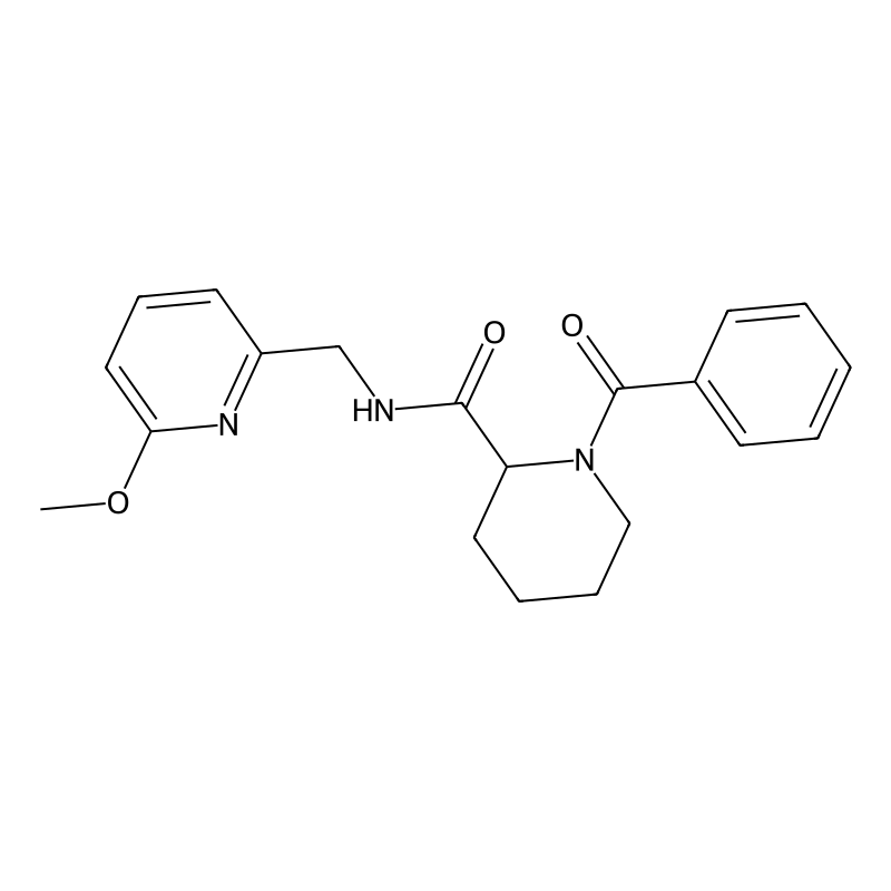 1-benzoyl-N-[(6-methoxypyridin-2-yl)methyl]piperid...