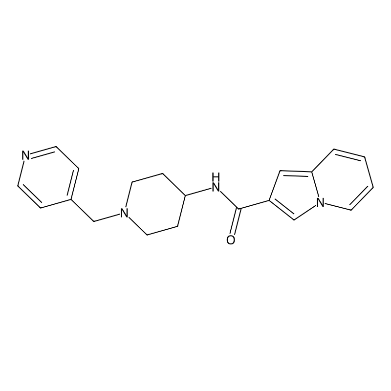 N-[1-(pyridin-4-ylmethyl)piperidin-4-yl]indolizine...