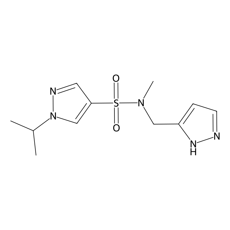 N-methyl-1-propan-2-yl-N-(1H-pyrazol-5-ylmethyl)py...